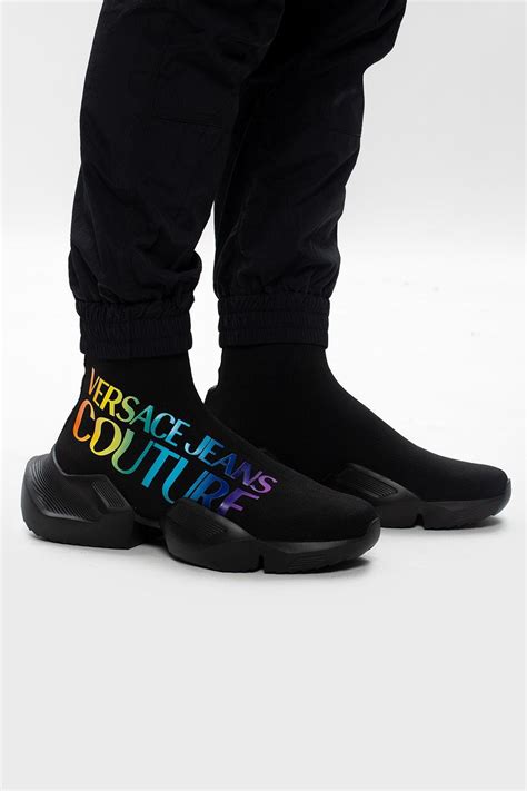 versace sock sneakers.